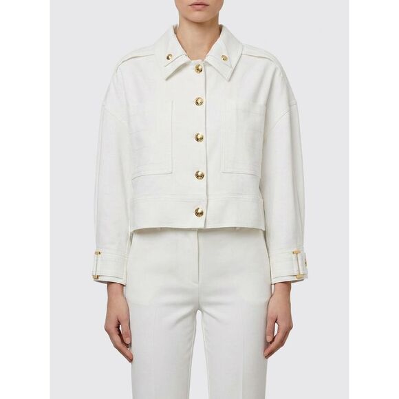 Elisabetta Franchi Jacket Woman White